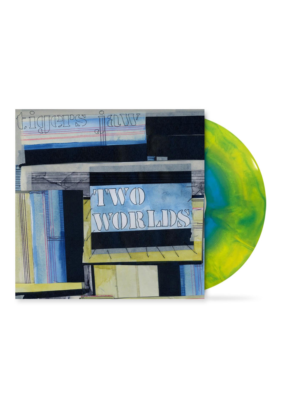 Tigers Jaw - Two Worlds Blue & Yellow Swirl - Colored Vinyl | Neutral-Image