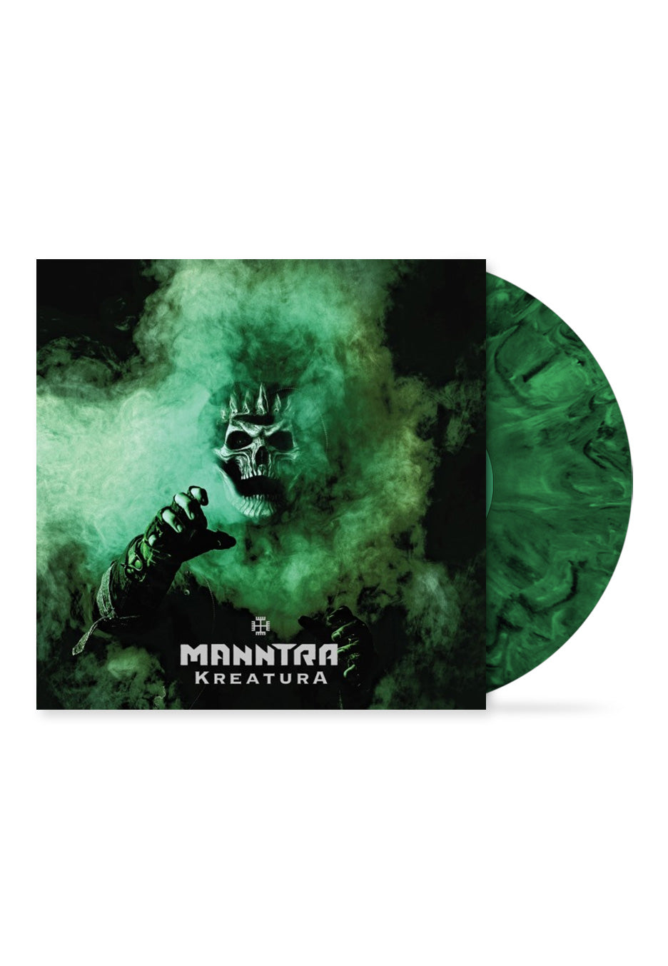 Manntra - Kreatura Transparent Green w/ Black - Splattered Vinyl | Neutral-Image