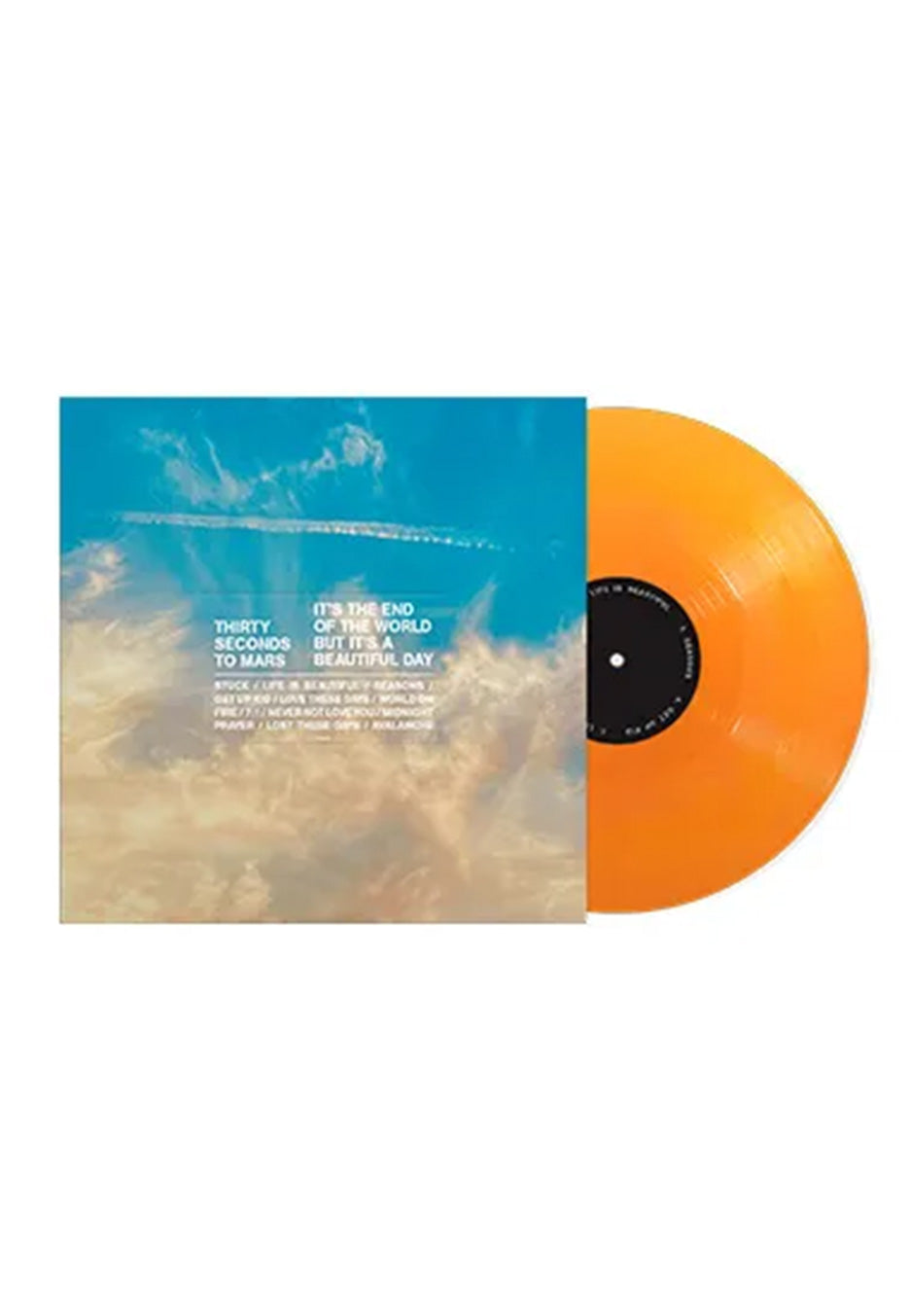 30 Seconds To Mars - It's The End Of The World But It's A Beautiful Day Tangerine - Colored Vinyl | Neutral-Image