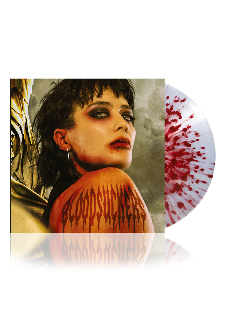 Saint Agnes - Bloodsucker Silver w/ Red/Black - Splattered Vinyl | Neutral-Image