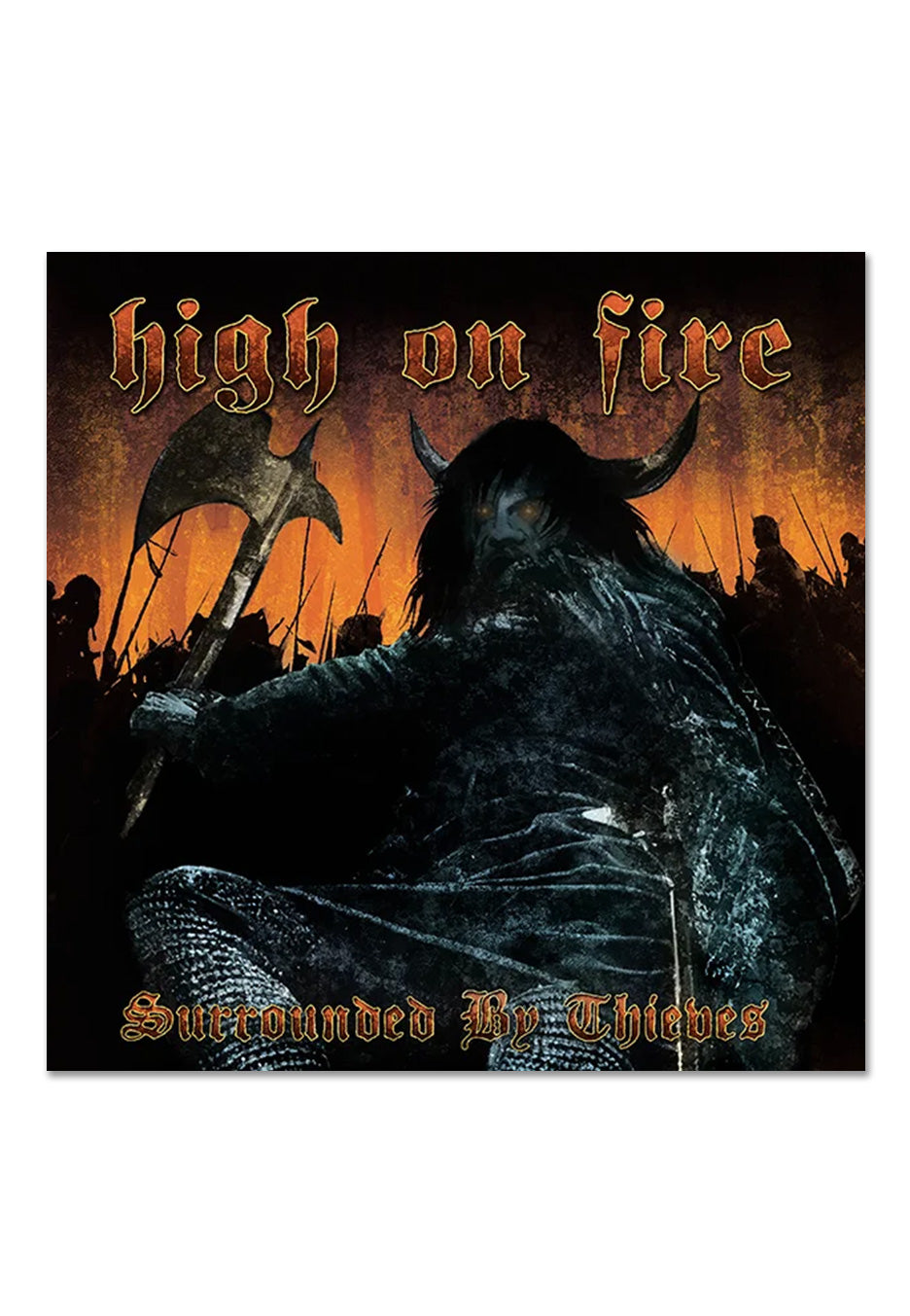 High On Fire - Surrounded By Thieves Aqua Blue Galaxy - Colored 2 Vinyl | Neutral-Image