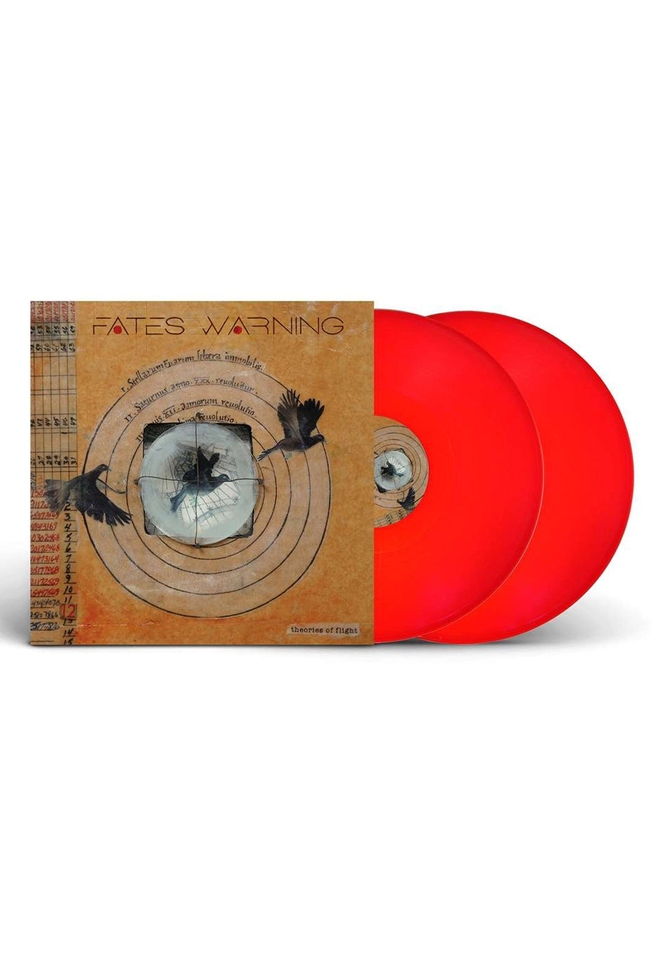 Fates Warning - Theories of Flight Transparent Red - Colored 2 Vinyl | Neutral-Image