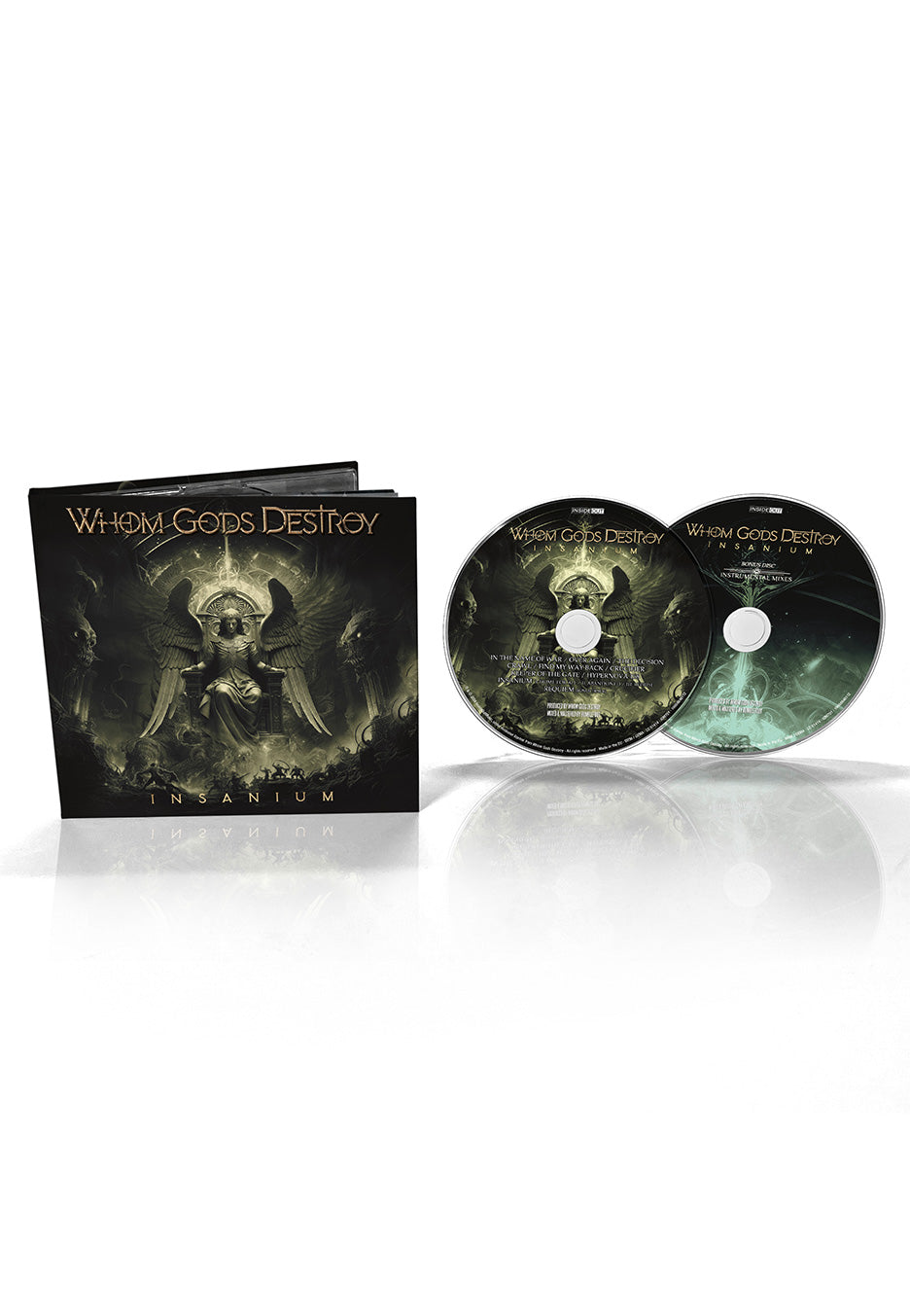 Whom Gods Destroy - Insanium Ltd. - Mediabook 2 CD | Neutral-Image