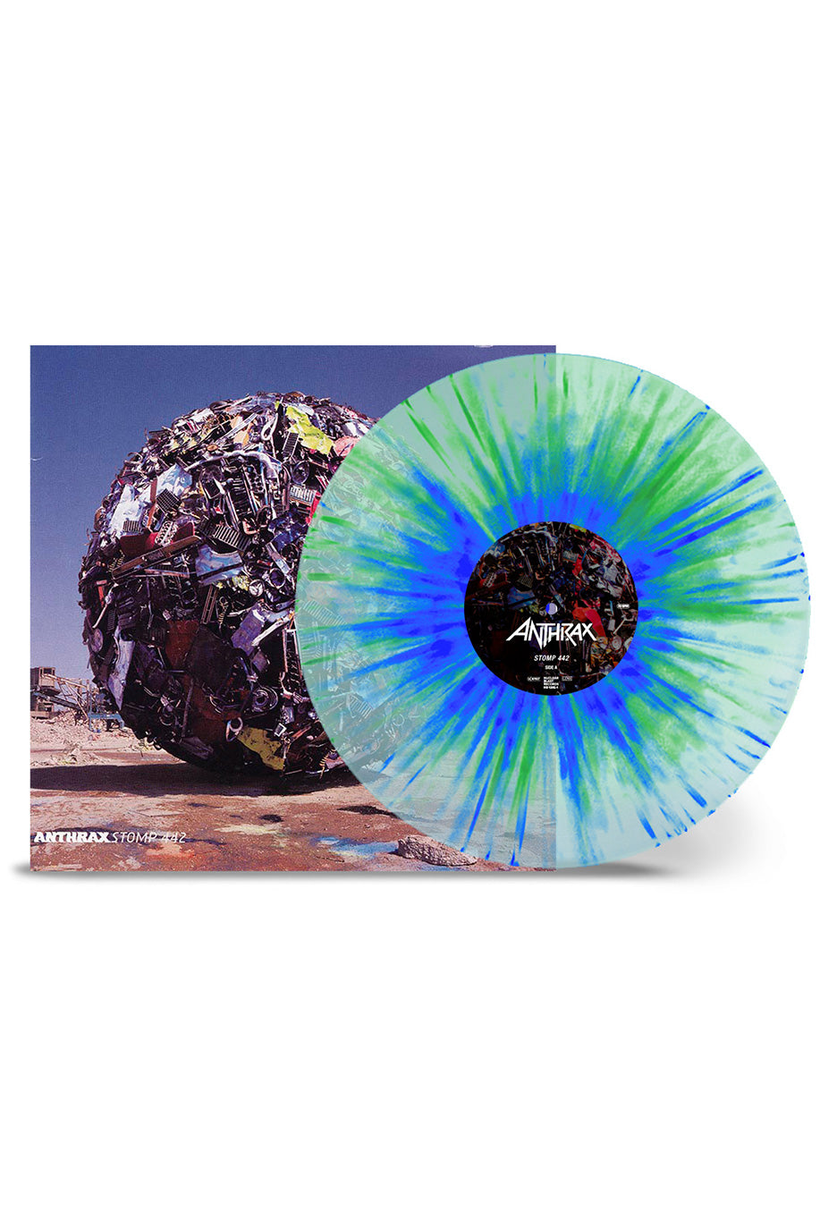 Anthrax - Stomp 442 Ltd. Clear/Blue/Green - Splatter Vinyl | Neutral-Image