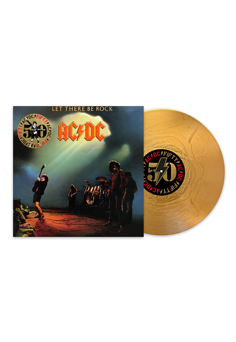 AC/DC - Let There Be Rock (Limited 50th Anniversary) Gold - Colored Vinyl | Neutral-Image