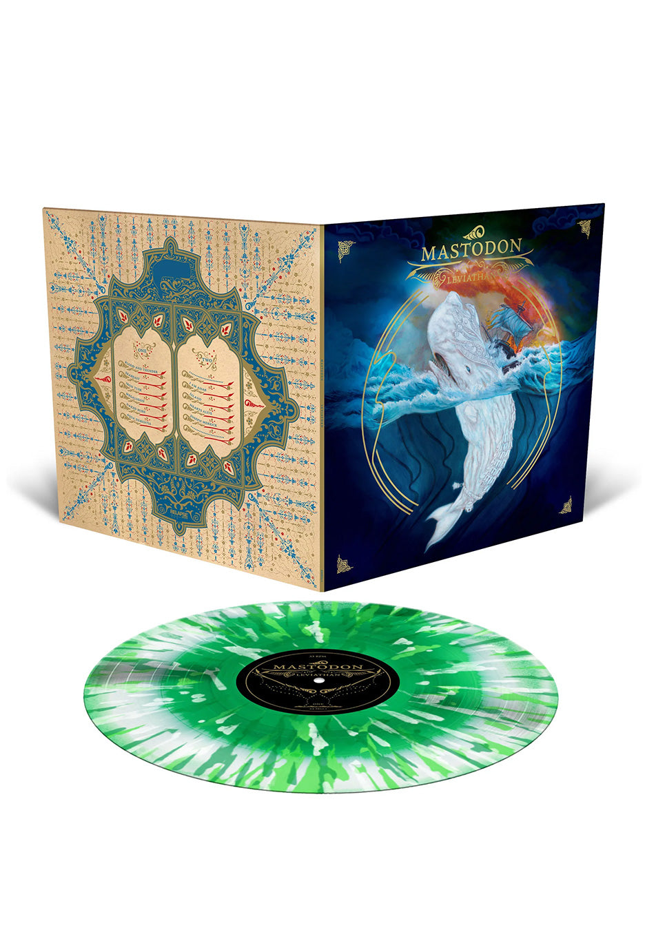 Mastodon - Leviathan (20th Anniversary Edition) Ltd. White/Green - Splatter Vinyl | Neutral-Image