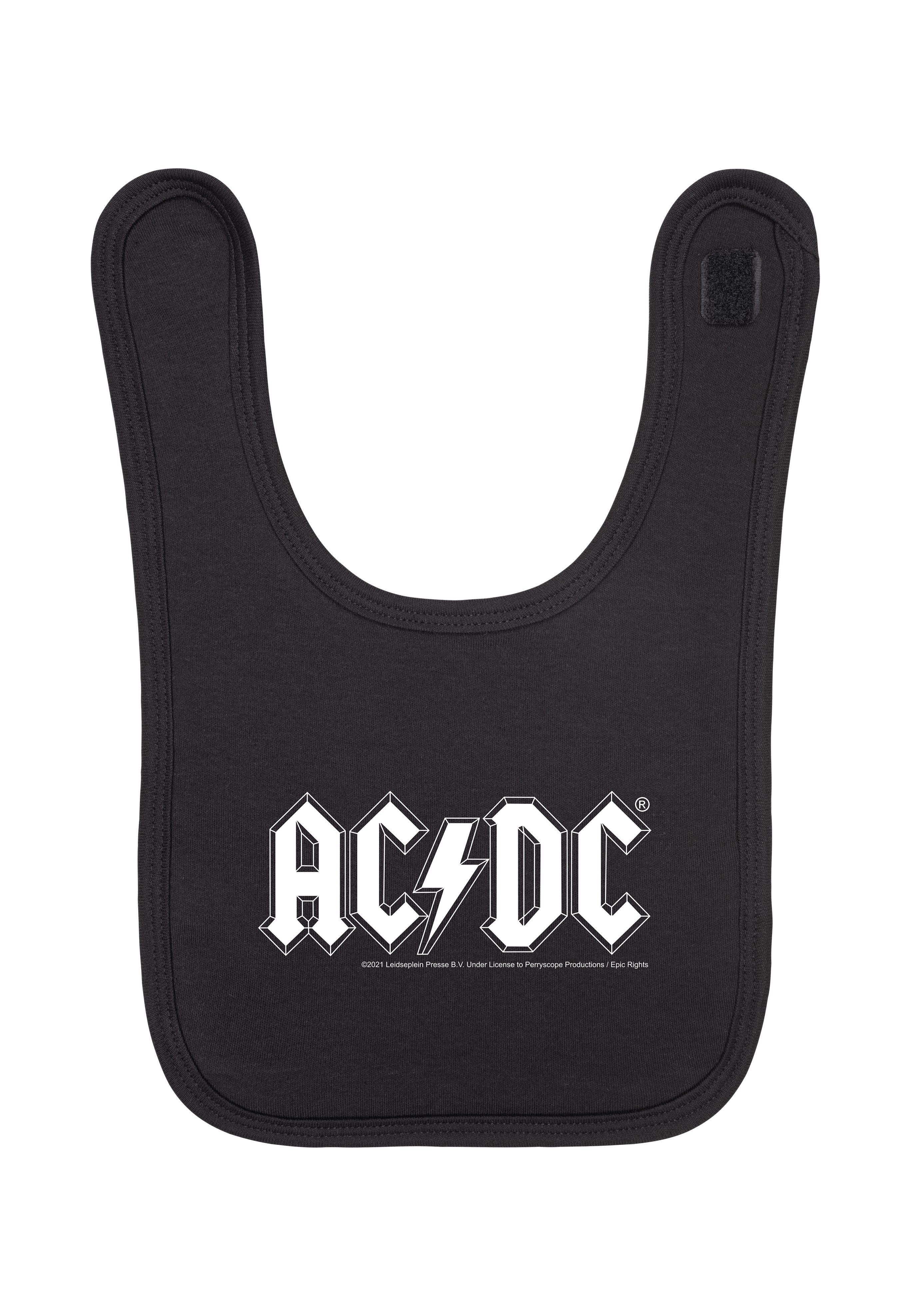 AC/DC - Logo Black/White - Baby Bib | Neutral-Image