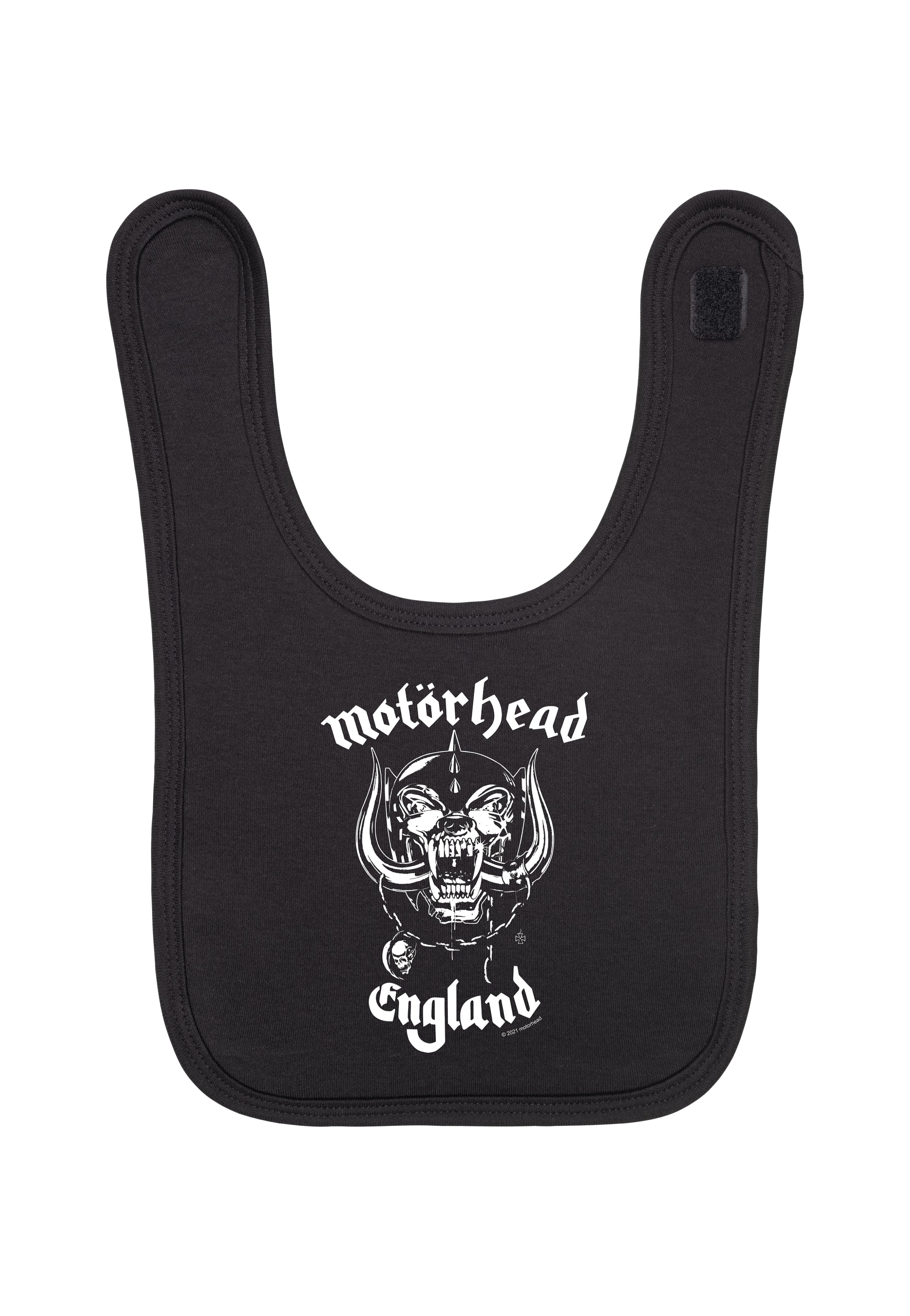 Motörhead - England Black/White - Baby Bib | Neutral-Image