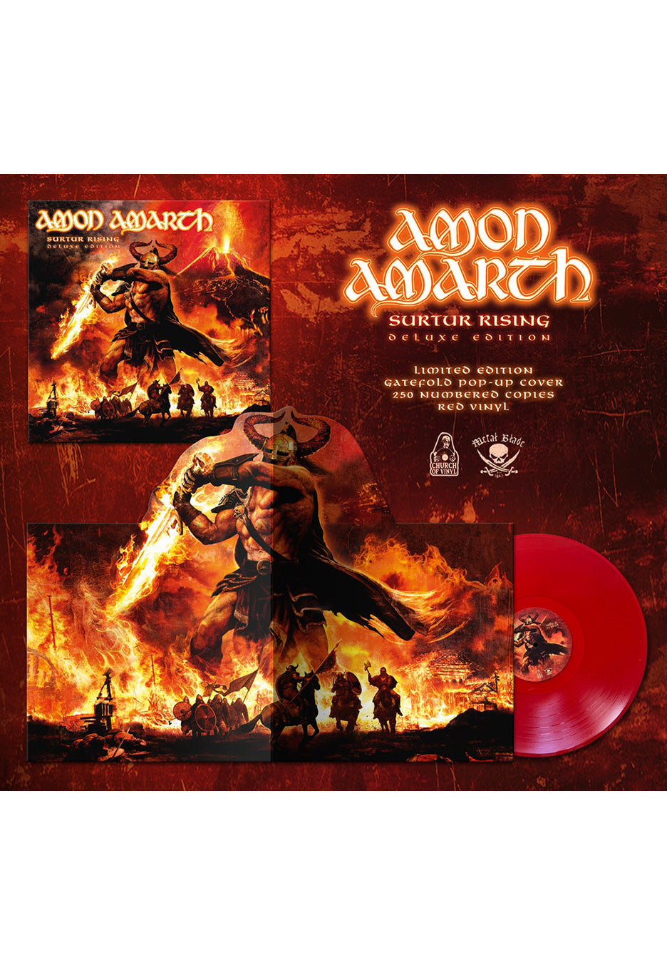 Amon Amarth - Surtur Rising Red - Colored Vinyl | Neutral-Image