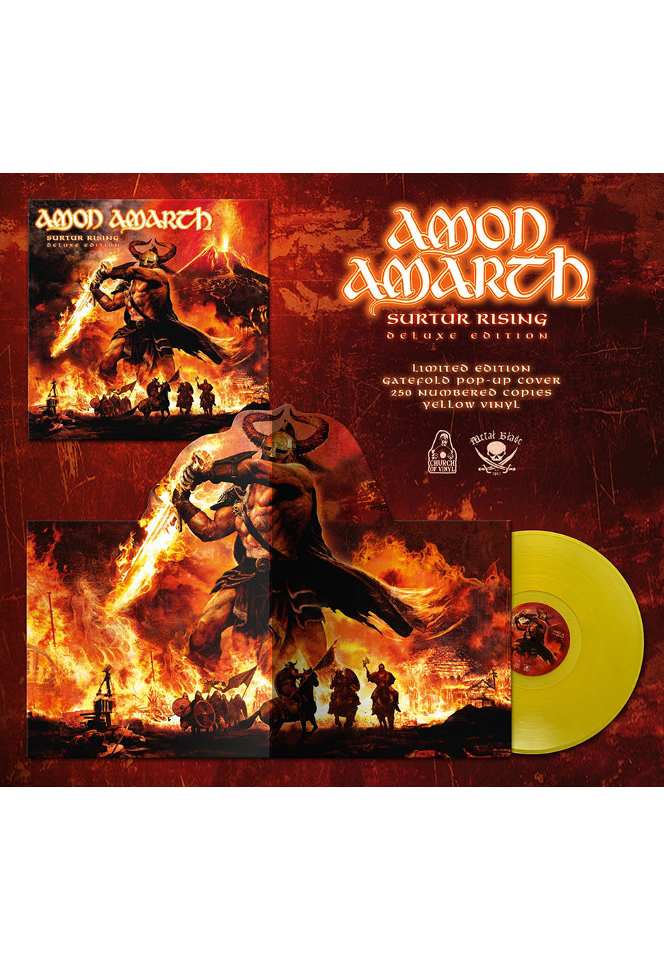 Amon Amarth - Surtur Rising Yellow - Colored Vinyl | Neutral-Image