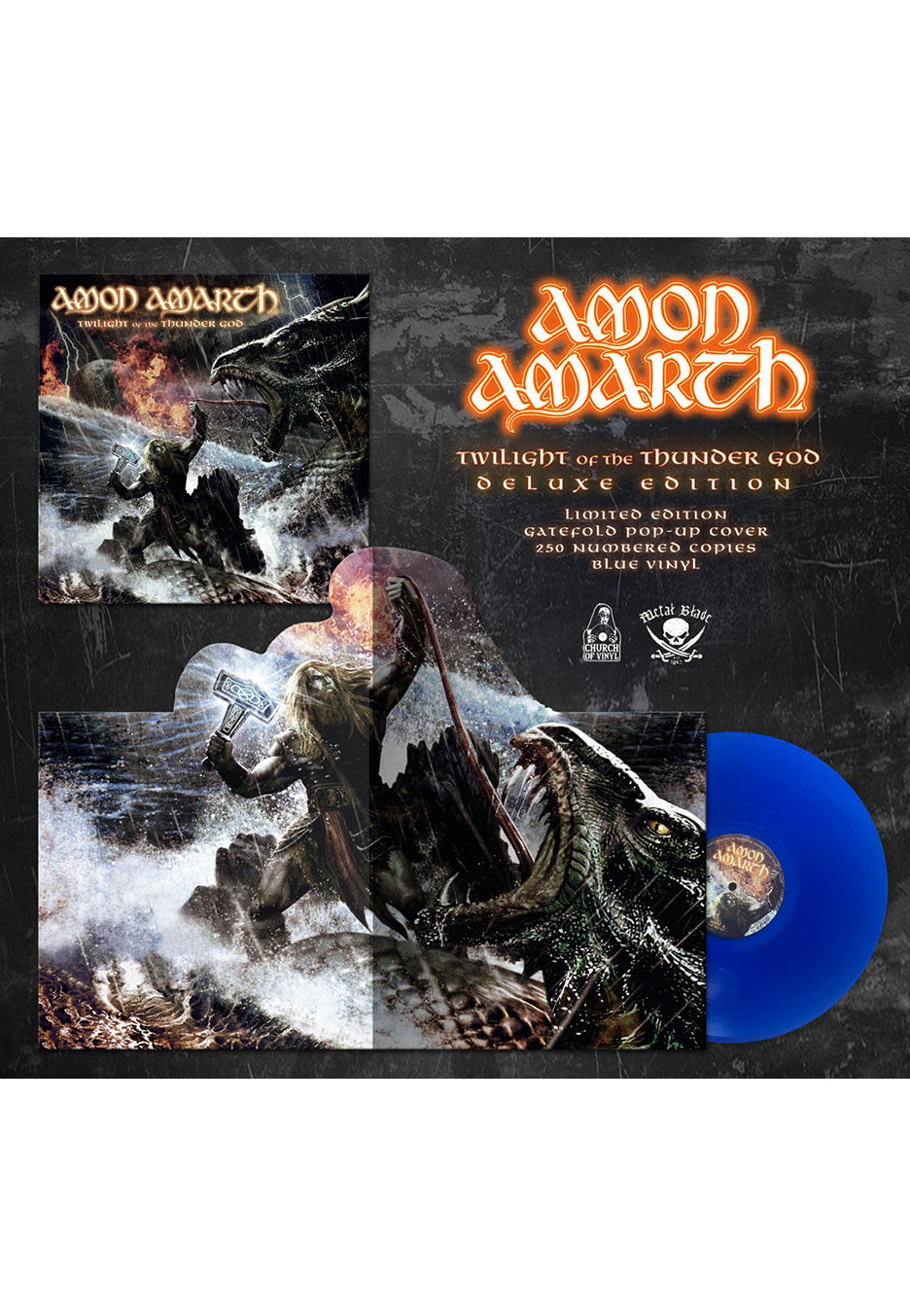 Amon Amarth - Twilight Of The Thunder God Blue - Colored Vinyl | Neutral-Image