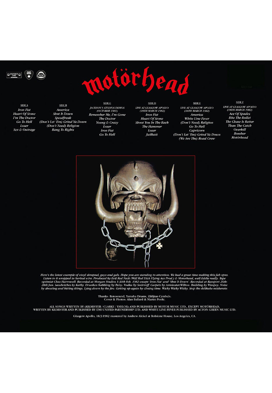 Motörhead - Iron Fist (40Th Anniversary Edition) - 3 Vinyl | Neutral-Image