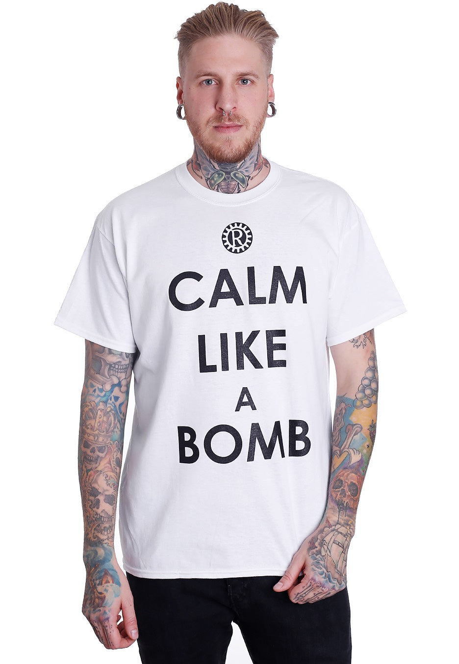 Rage Against The Machine - Calm Like A Bomb White - T-Shirt | Men-Image