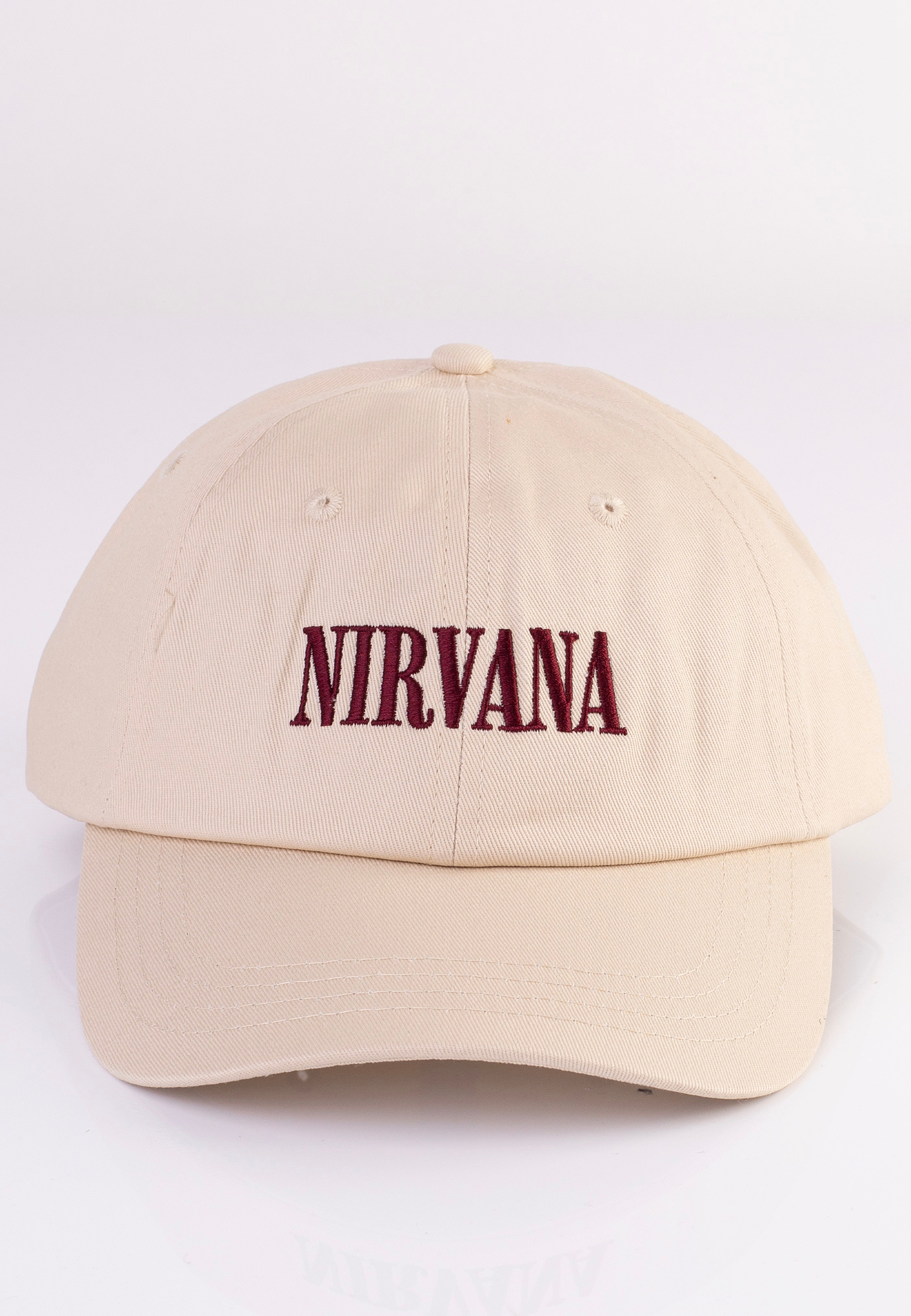 Nirvana - Text Logo In Utero Sand - Cap | Neutral-Image