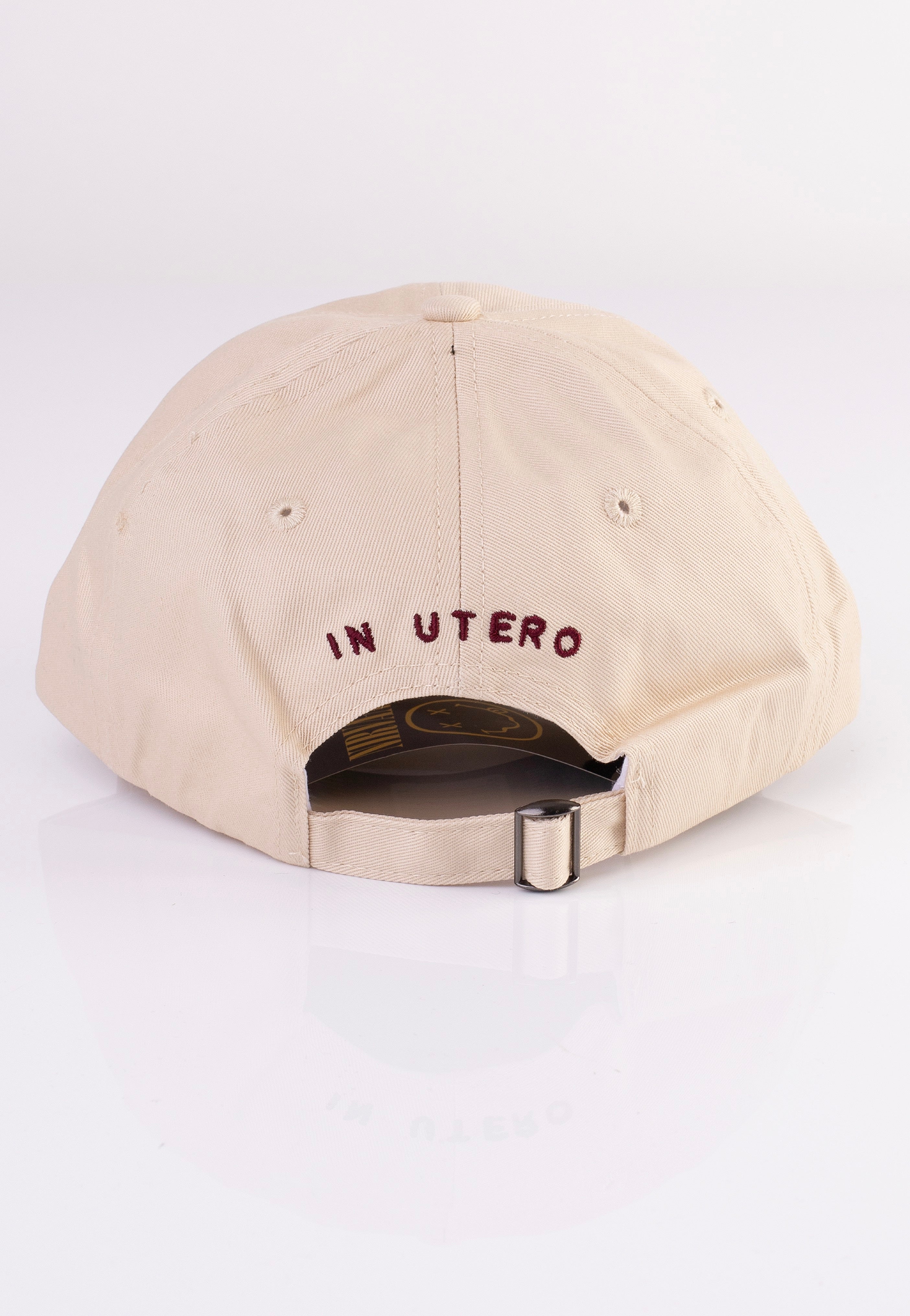 Nirvana - Text Logo In Utero Sand - Cap | Neutral-Image