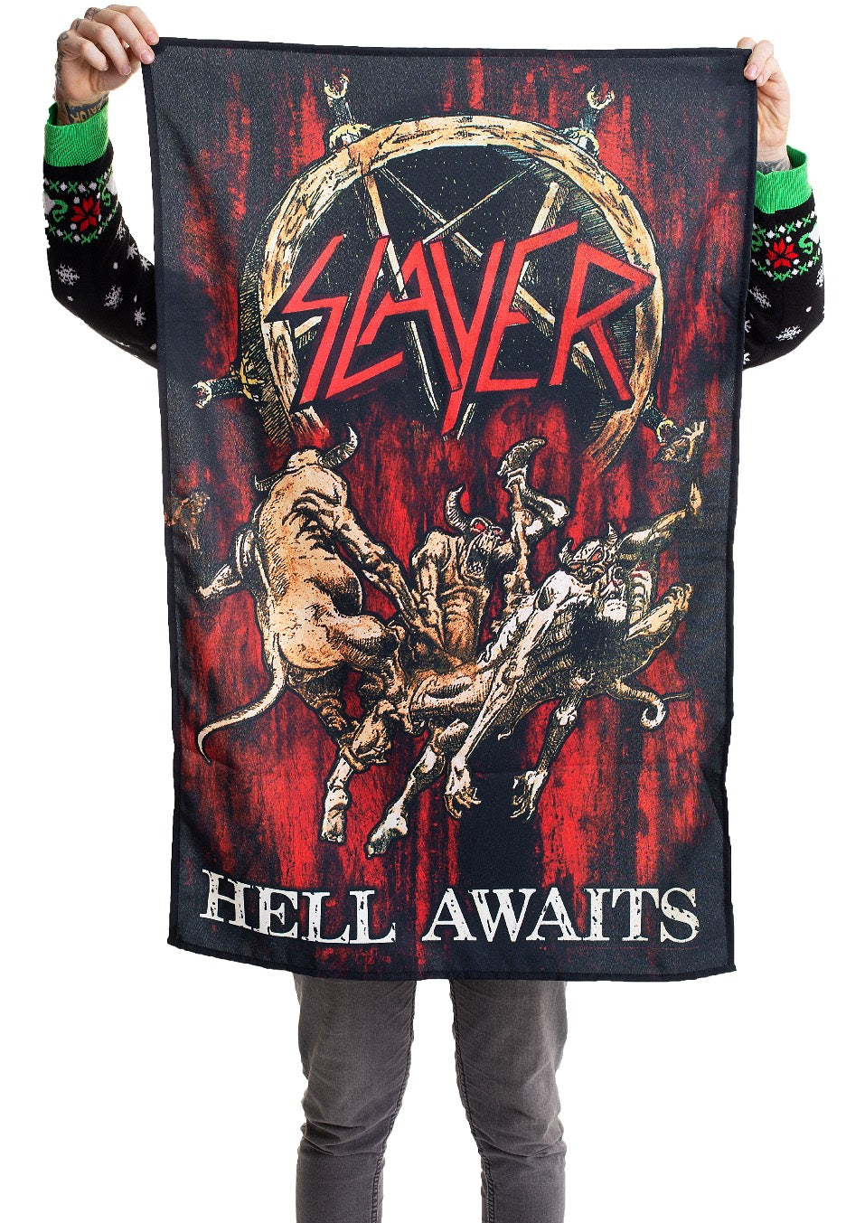 Slayer - Hell Awaits - Flag | Neutral-Image